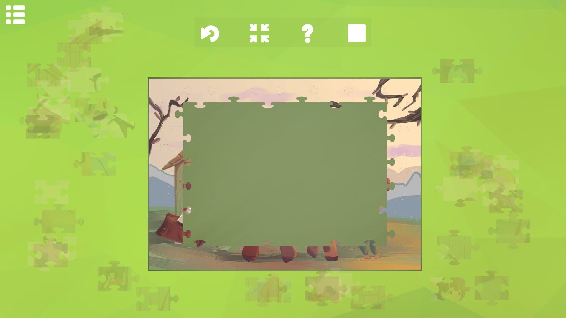 Jack and the Beanstalk Jigsaw Puzzle - Screenshot