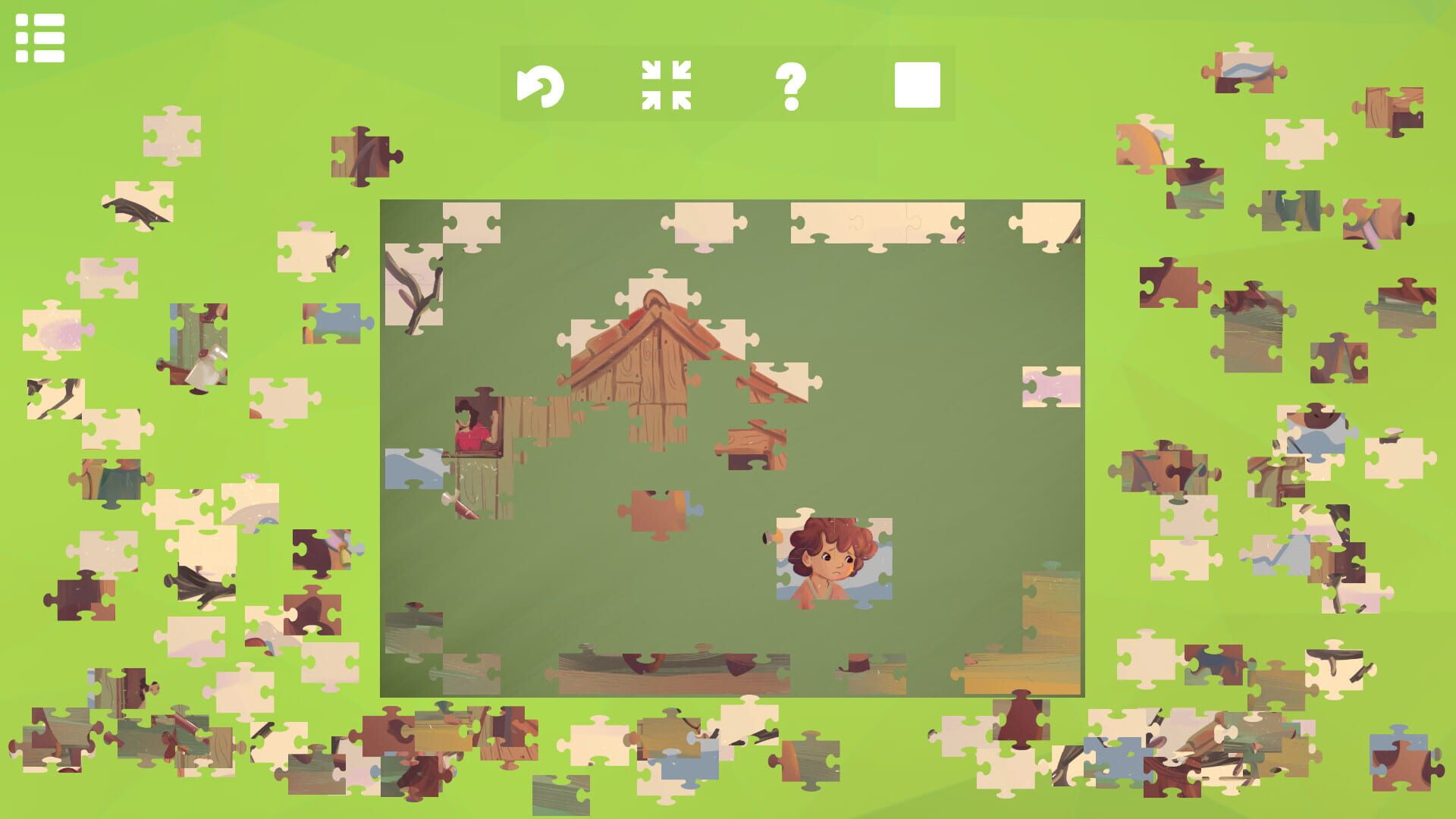 Jack and the Beanstalk Jigsaw Puzzle - Screenshot