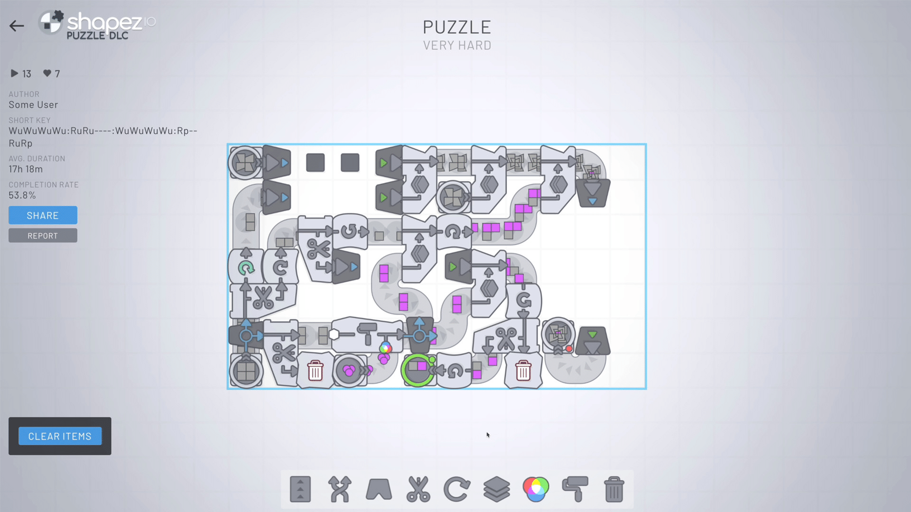 shapez.io: Puzzle DLC screenshot