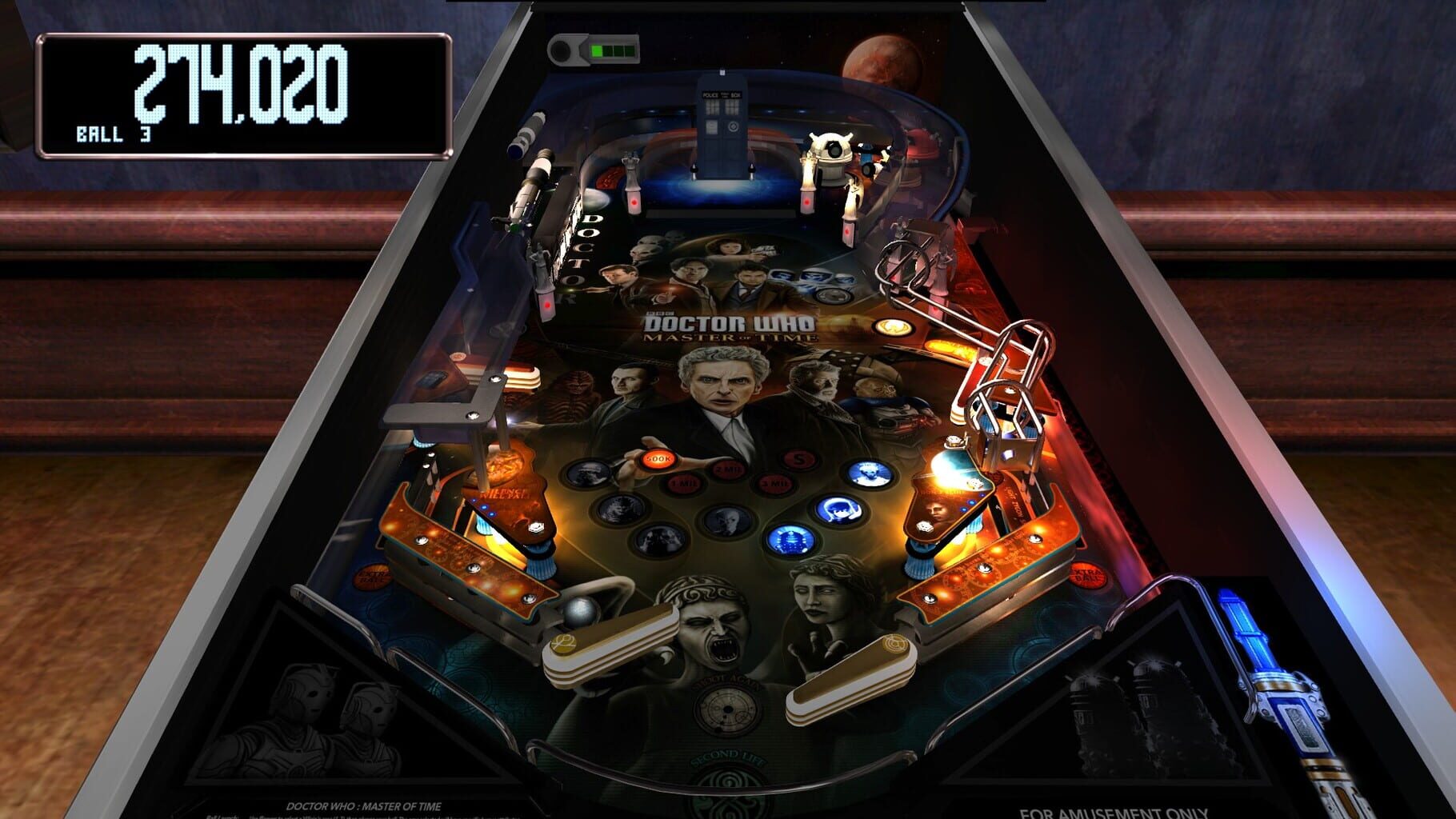 Captura de pantalla - Pinball Arcade: Doctor Who Master of Time