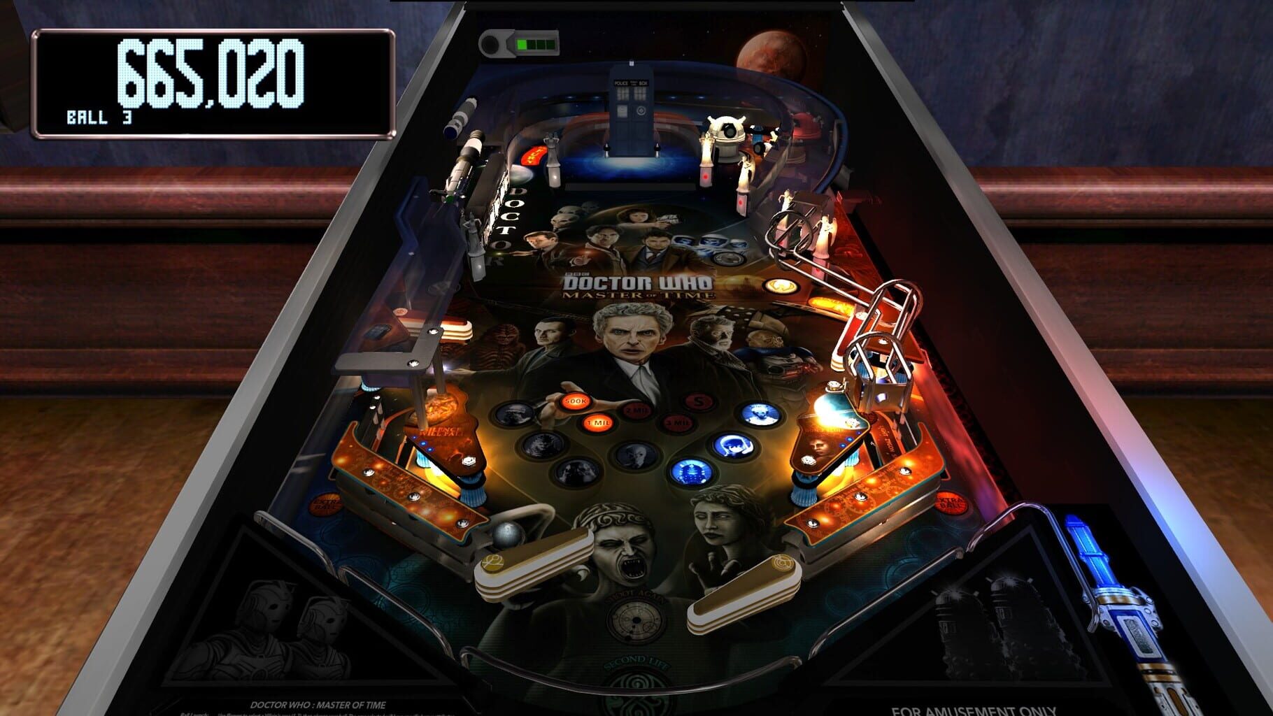 Captura de pantalla - Pinball Arcade: Doctor Who Master of Time