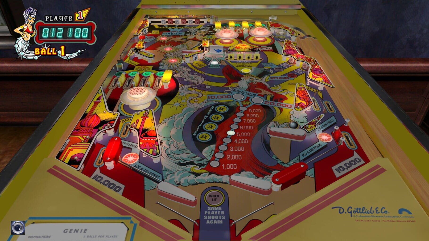 Captura de pantalla - Pinball Arcade: Gottlieb Pack 1