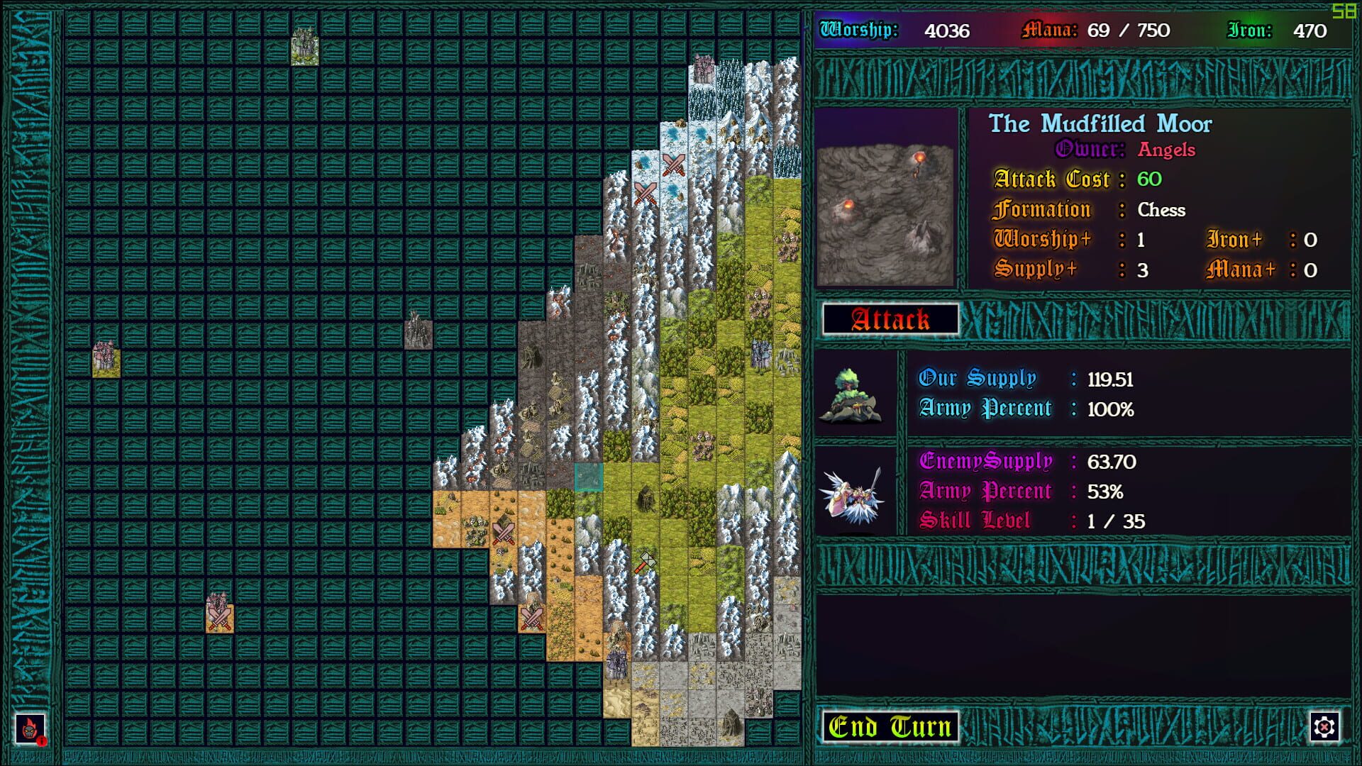 Unending War: Grand-Strategy Chess - Screenshot