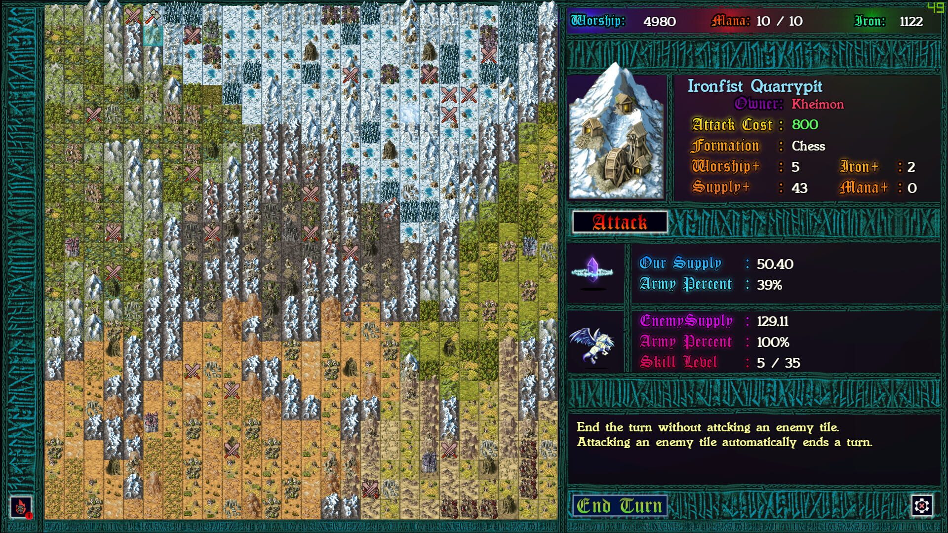 Unending War: Grand-Strategy Chess - Screenshot