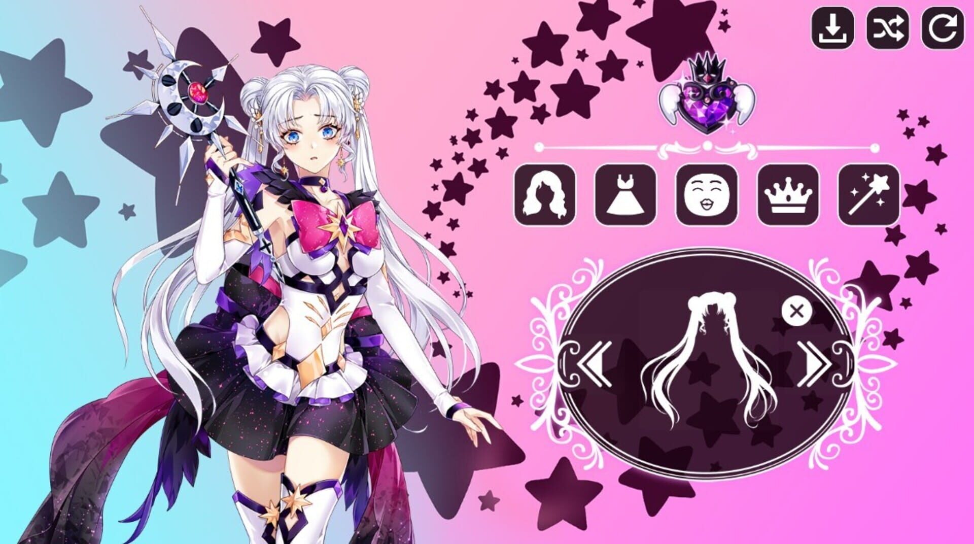 Magical Girl Creator - Screenshot