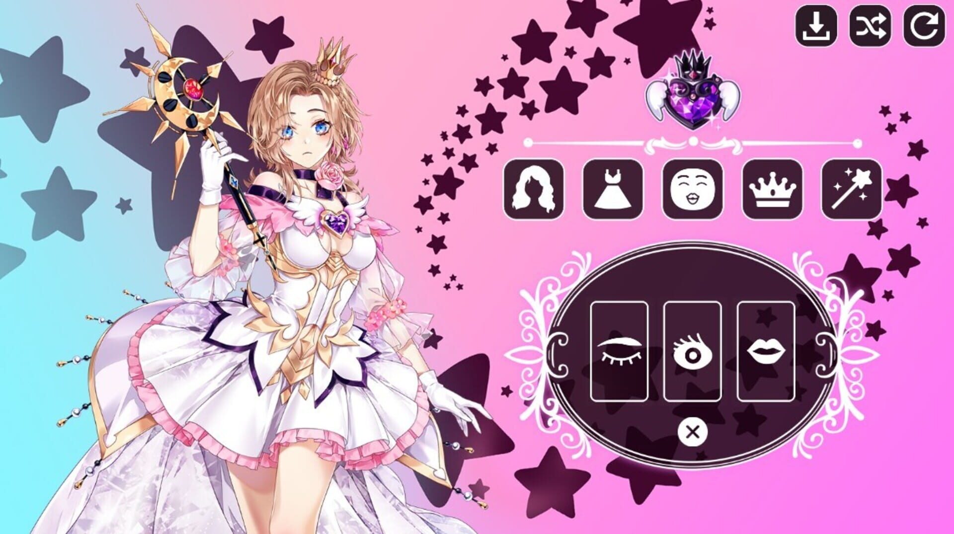 Magical Girl Creator - Screenshot