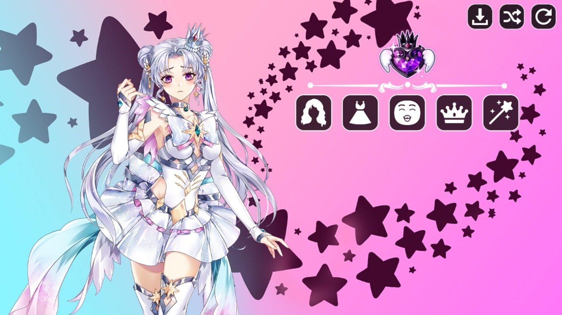 Magical Girl Creator - Screenshot