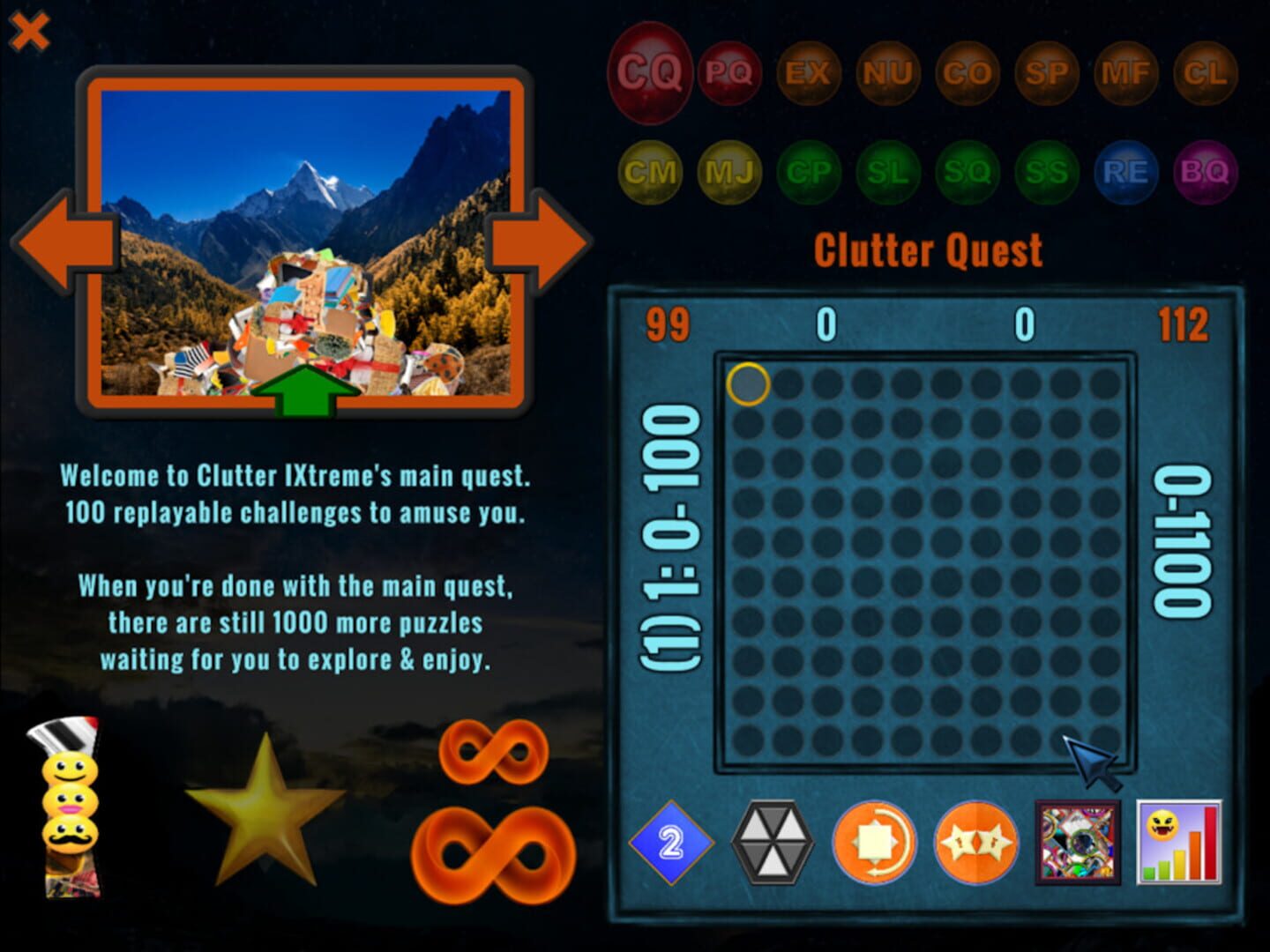Clutter IX: Clutter IXtreme screenshot