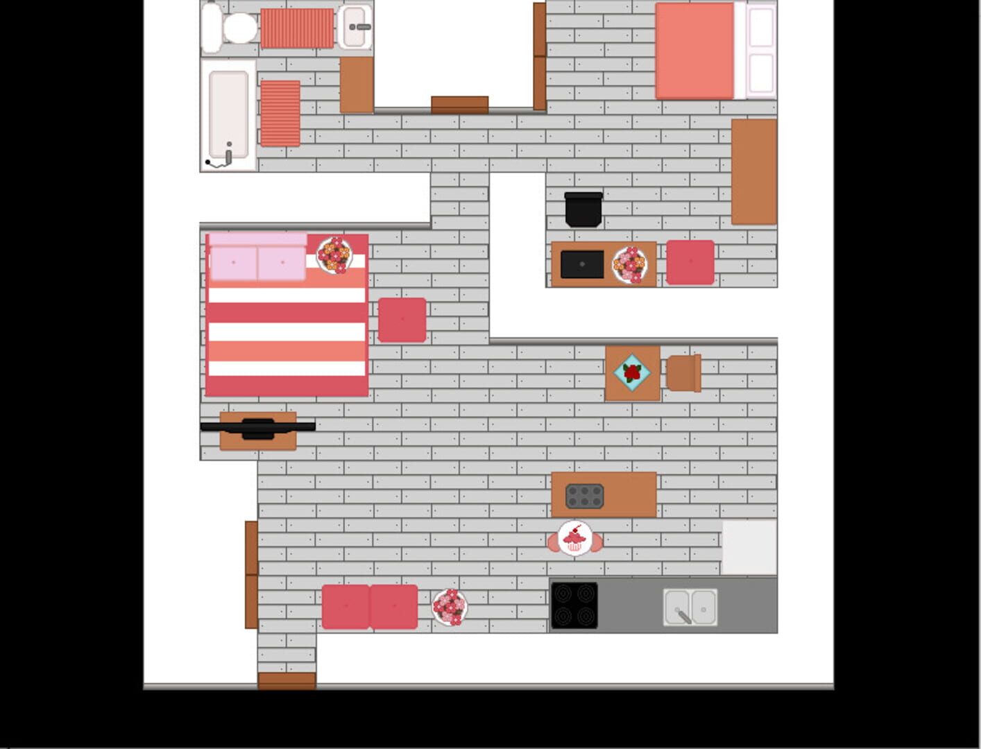 Cupcake: an Apartment Adventure - Screenshot