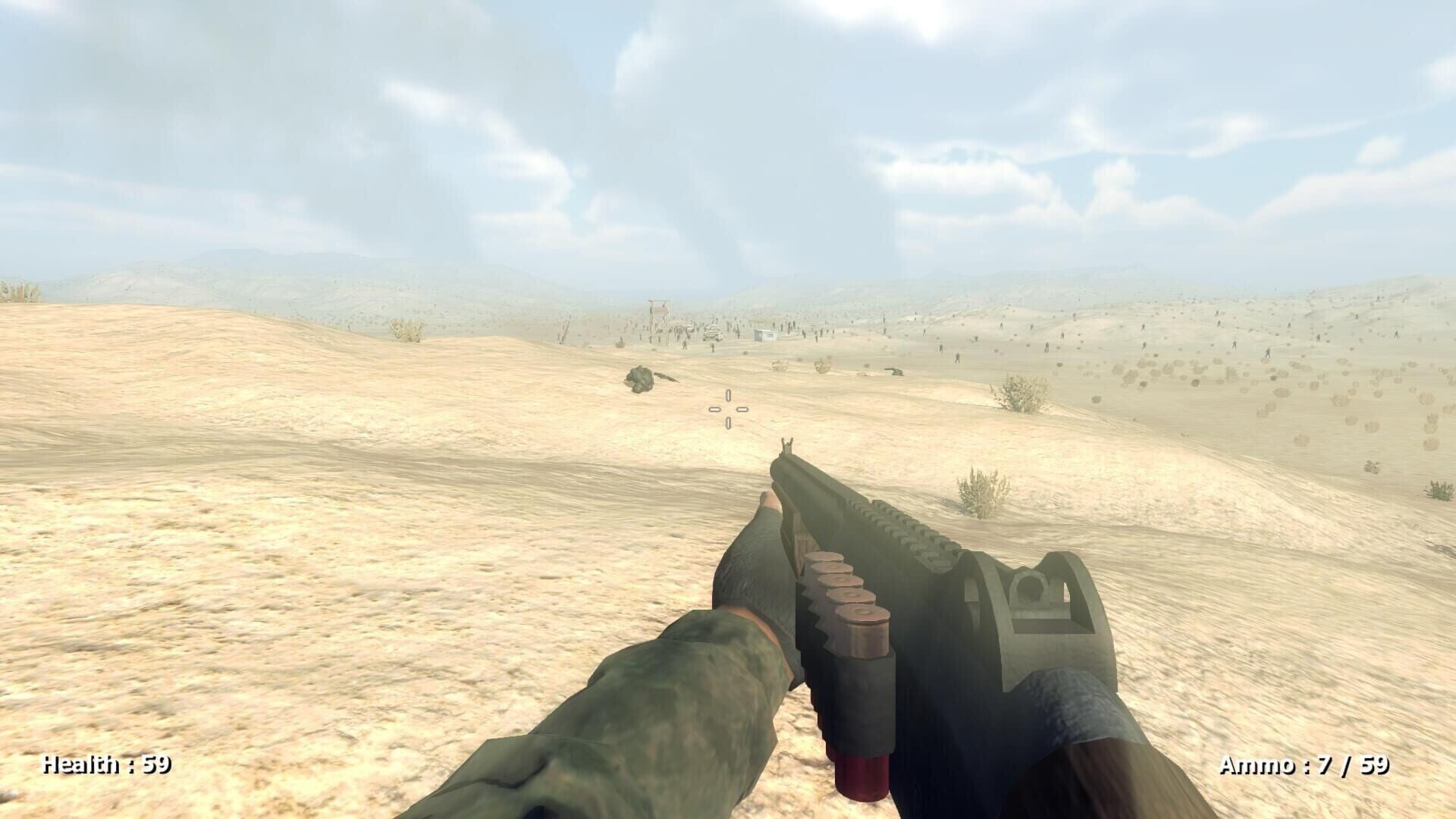 Desert attack - Screenshot
