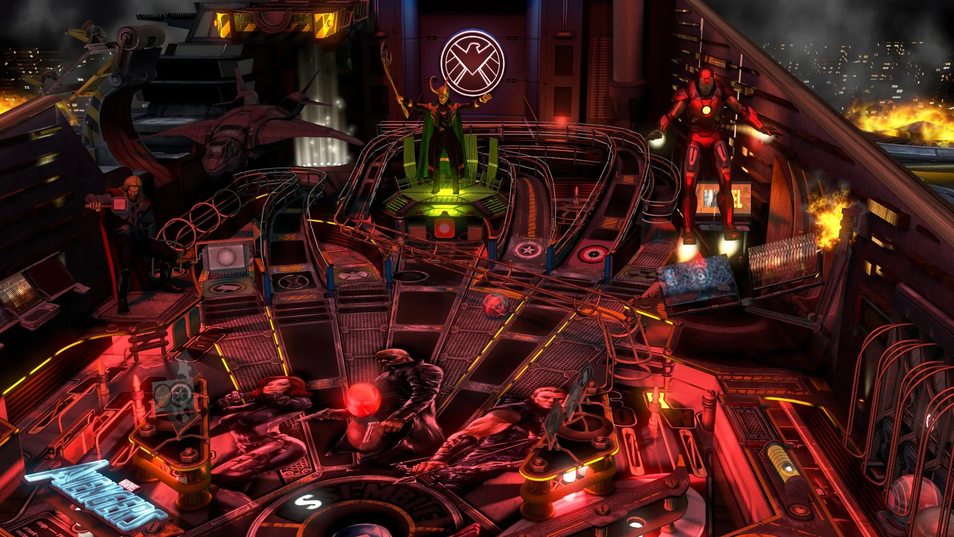 Captura de pantalla - Pinball FX3: Marvel Pinball - Avengers Chronicles