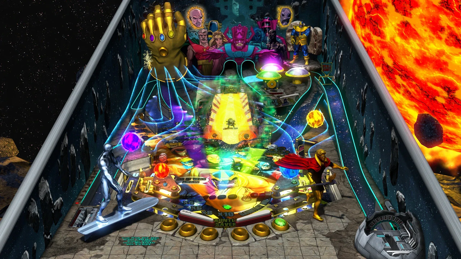 Captura de pantalla - Pinball FX3: Marvel Pinball - Avengers Chronicles