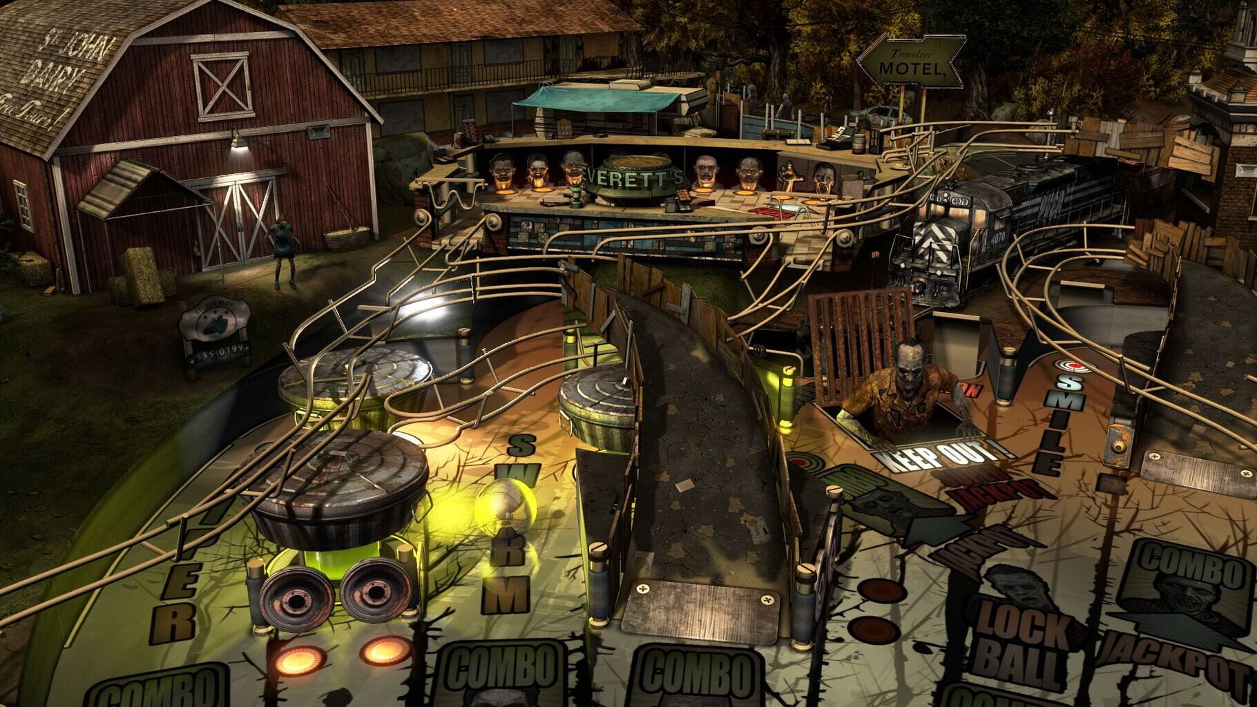 Captura de pantalla - Pinball FX3: The Walking Dead Pinball