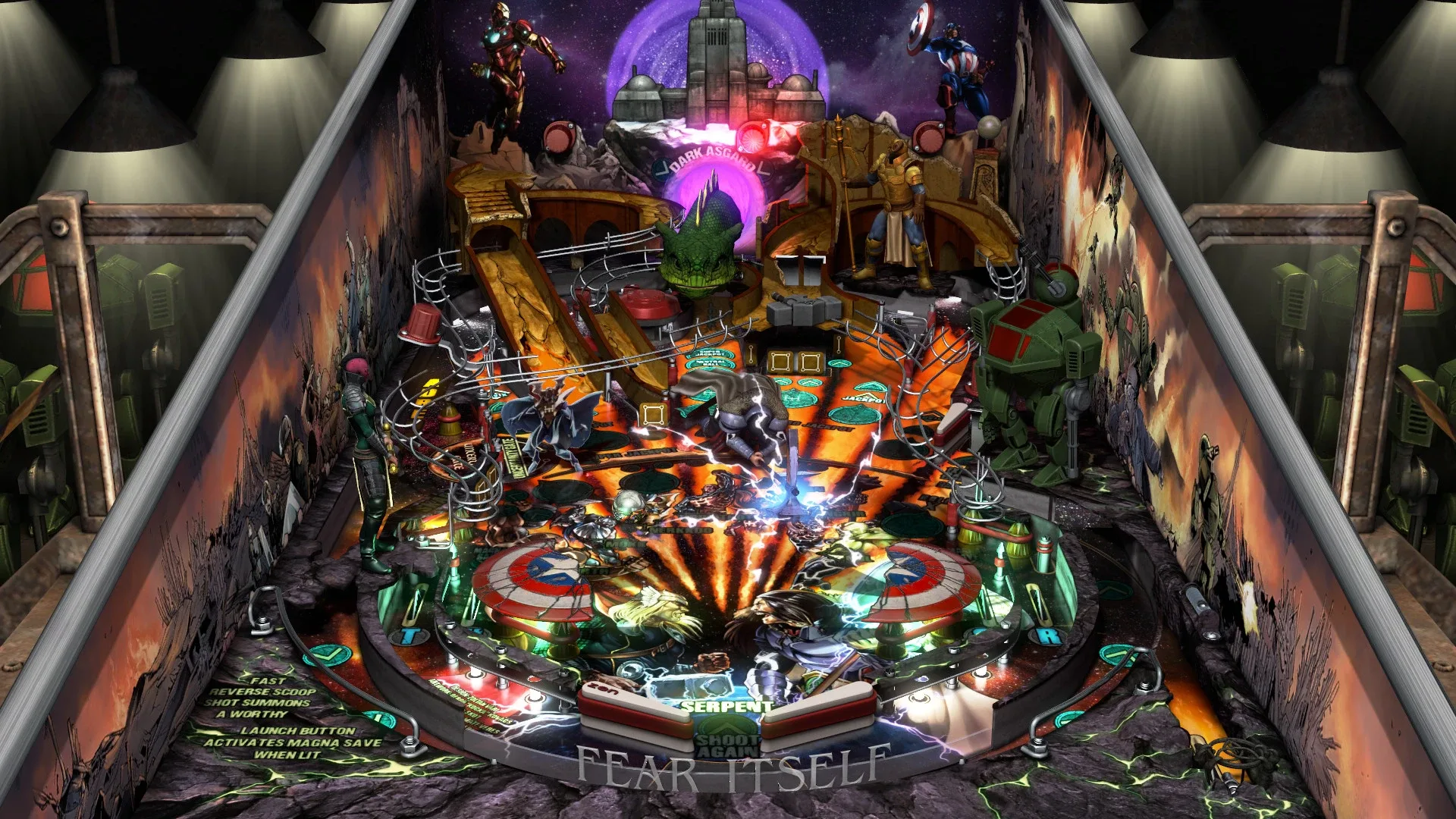 Captura de pantalla - Pinball FX3: Marvel Pinball - Avengers Chronicles