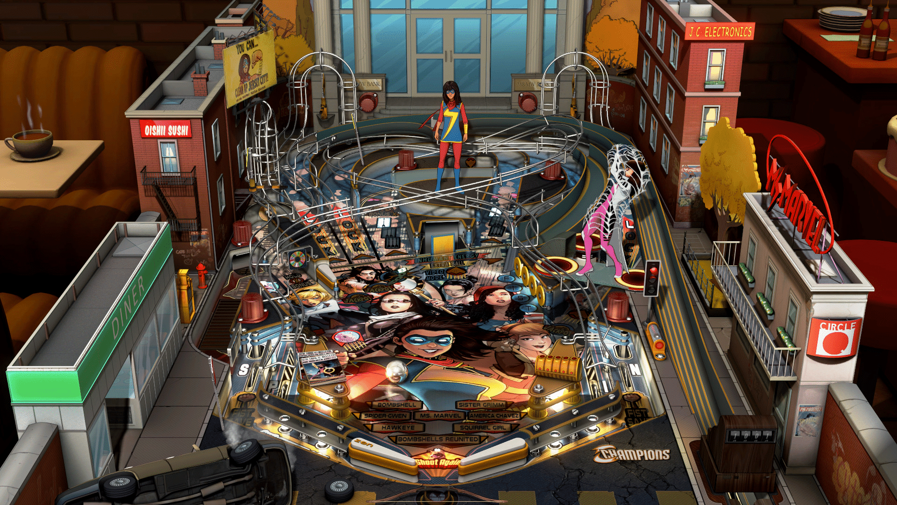 Pinball FX3: Marvel's Women of Power screenshot