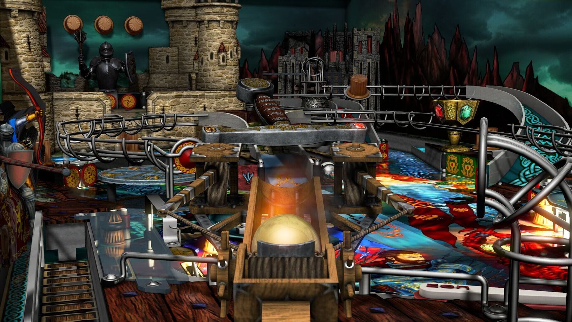 Captura de pantalla - Pinball FX3: Medieval Pack