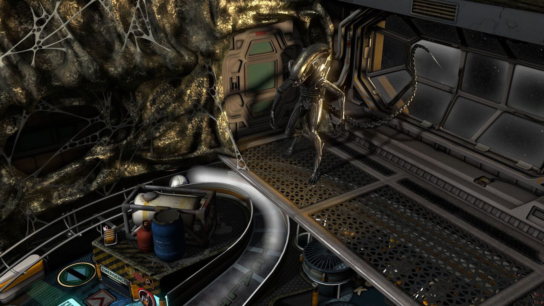 Captura de pantalla - Pinball FX3: Aliens vs Pinball