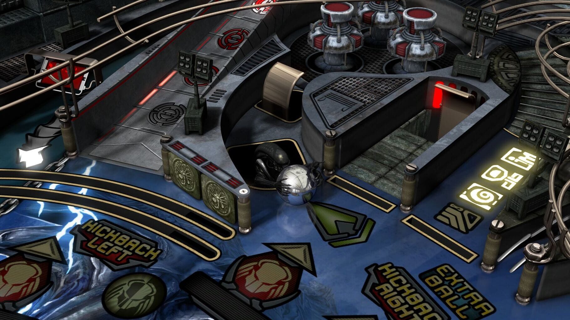 Captura de pantalla - Pinball FX3: Aliens vs Pinball