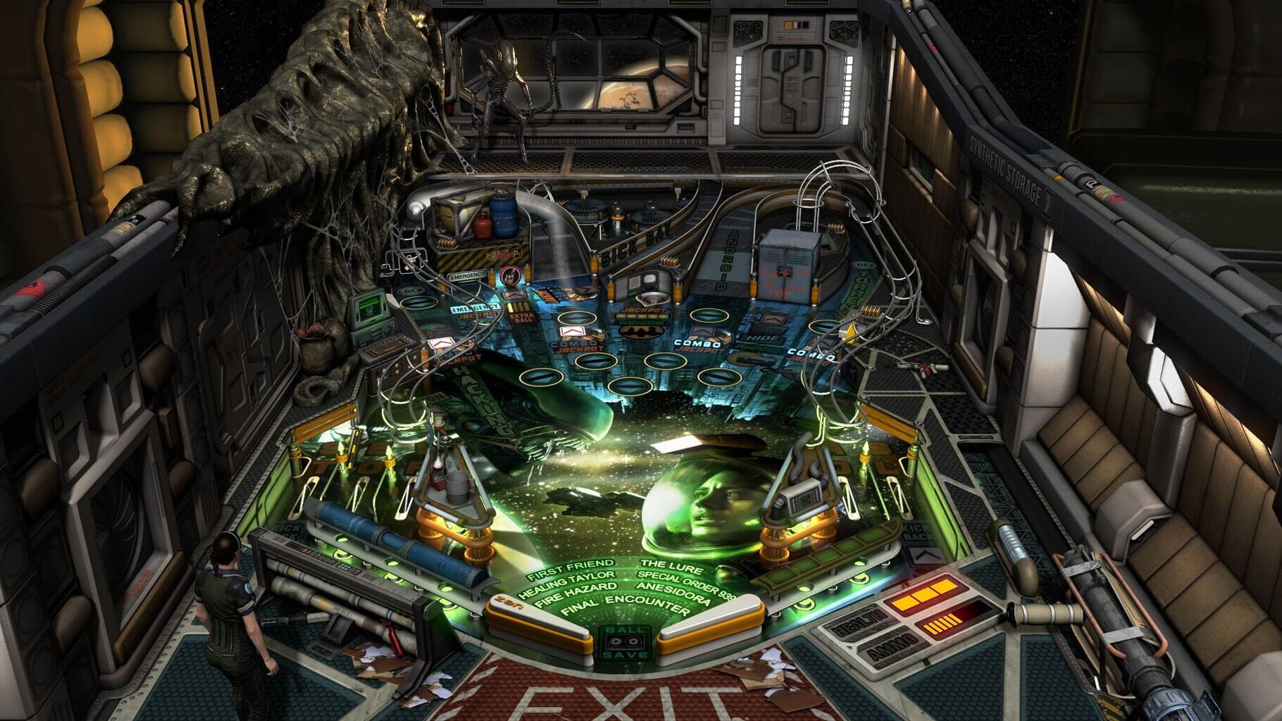 Captura de pantalla - Pinball FX3: Aliens vs Pinball