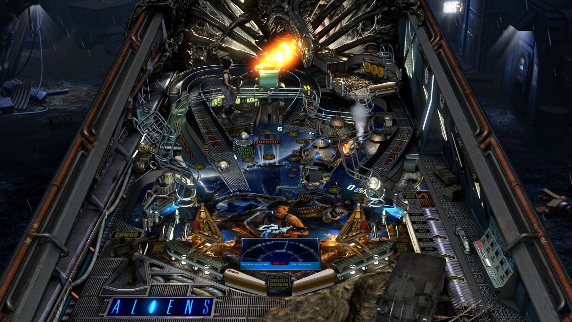 Captura de pantalla - Pinball FX3: Aliens vs Pinball