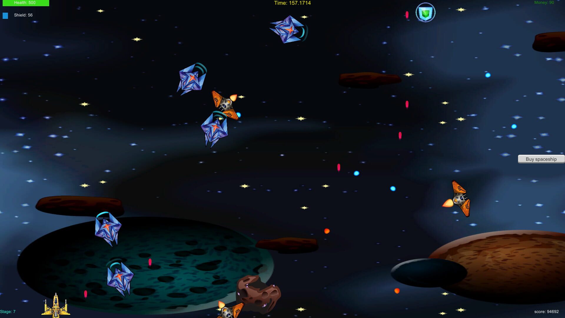 Space Defense - Screenshot