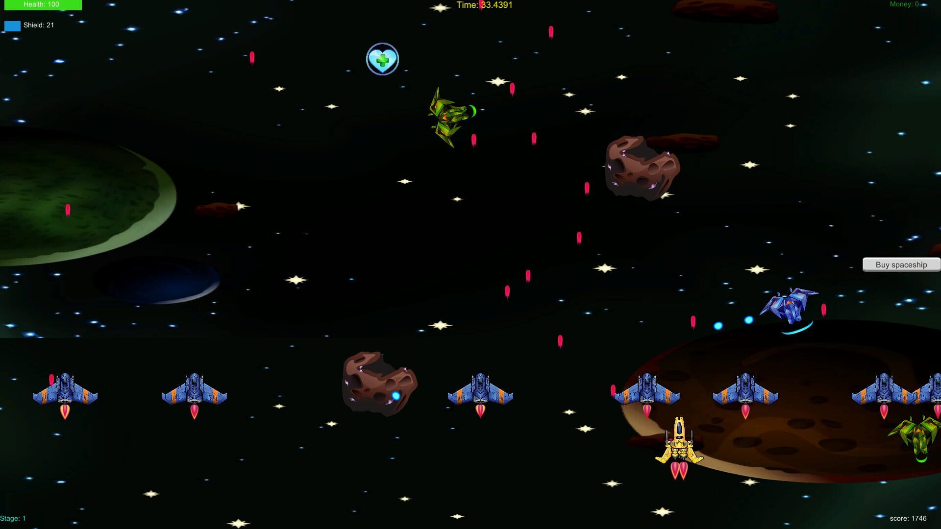 Space Defense - Screenshot