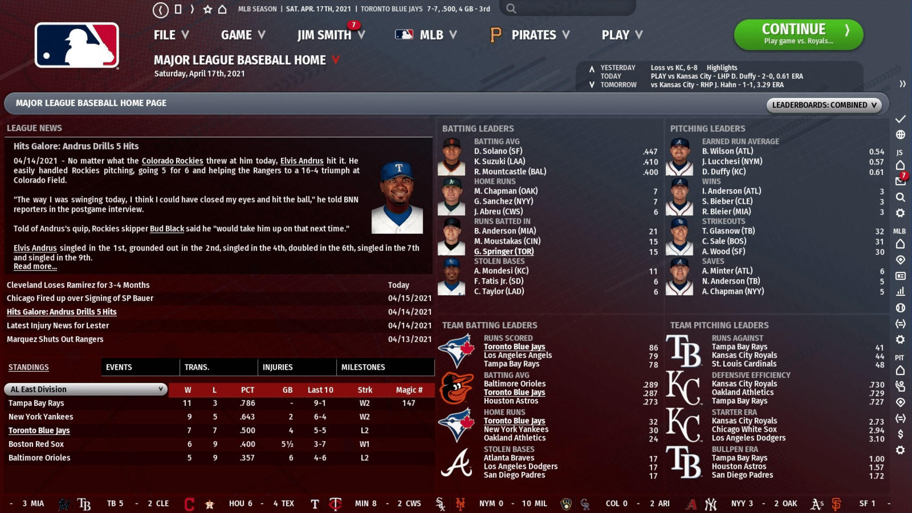 Out of the Park Baseball 22 screenshot