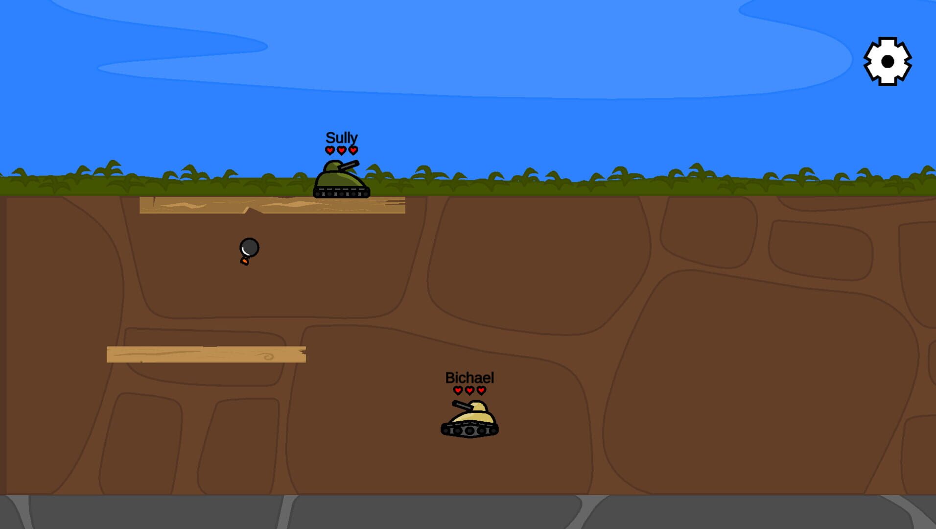 Jumpin' Tanks - Screenshot
