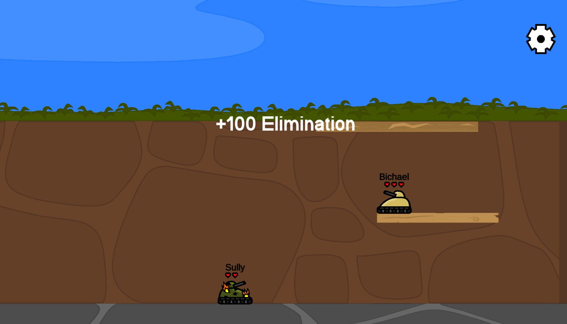 Jumpin' Tanks - Screenshot