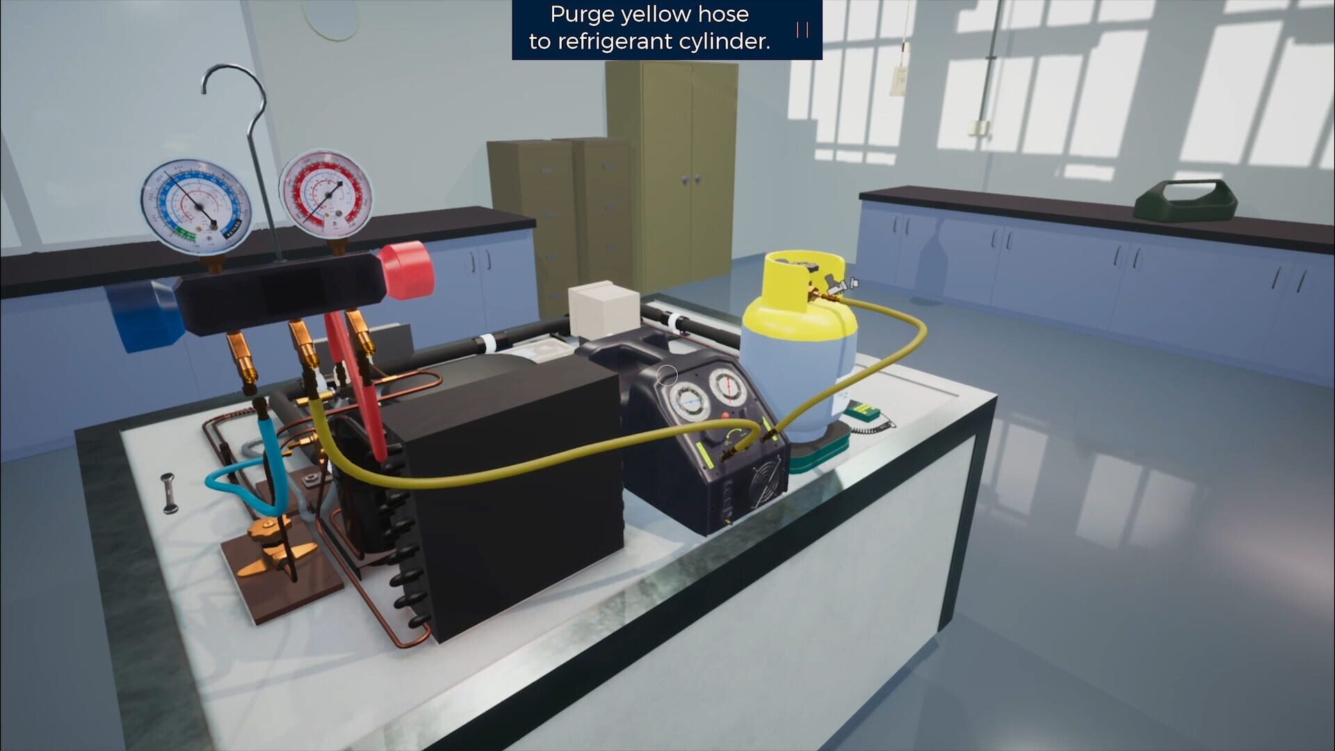 Refrigerant Recovery Simulation