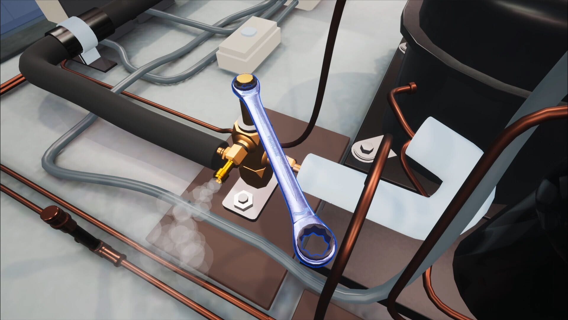 Refrigerant Recovery Simulation - Screenshot