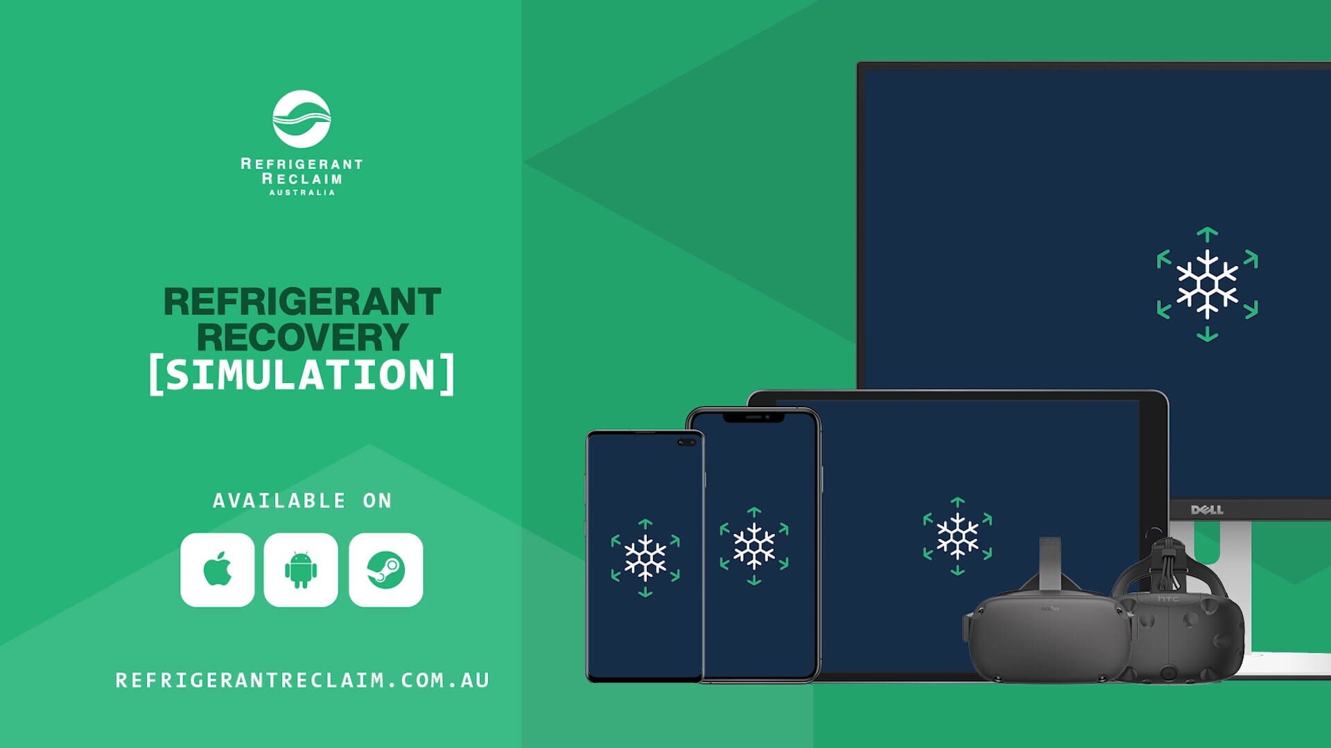 Refrigerant Recovery Simulation - Screenshot