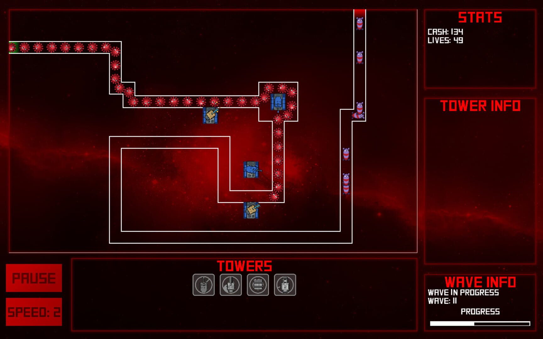 Defence Your Organism - Screenshot