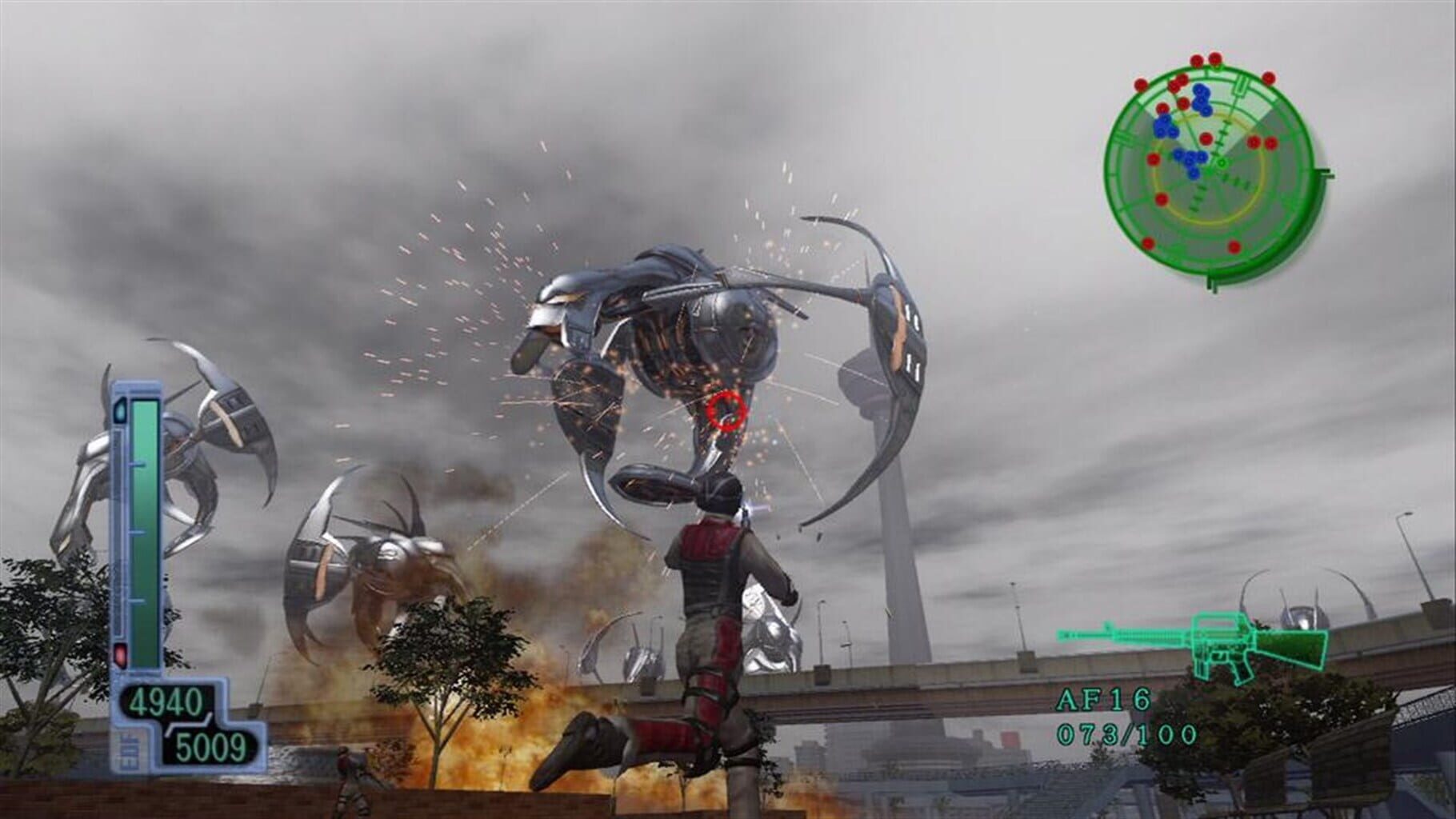 Captura de pantalla - Earth Defense Force 2017