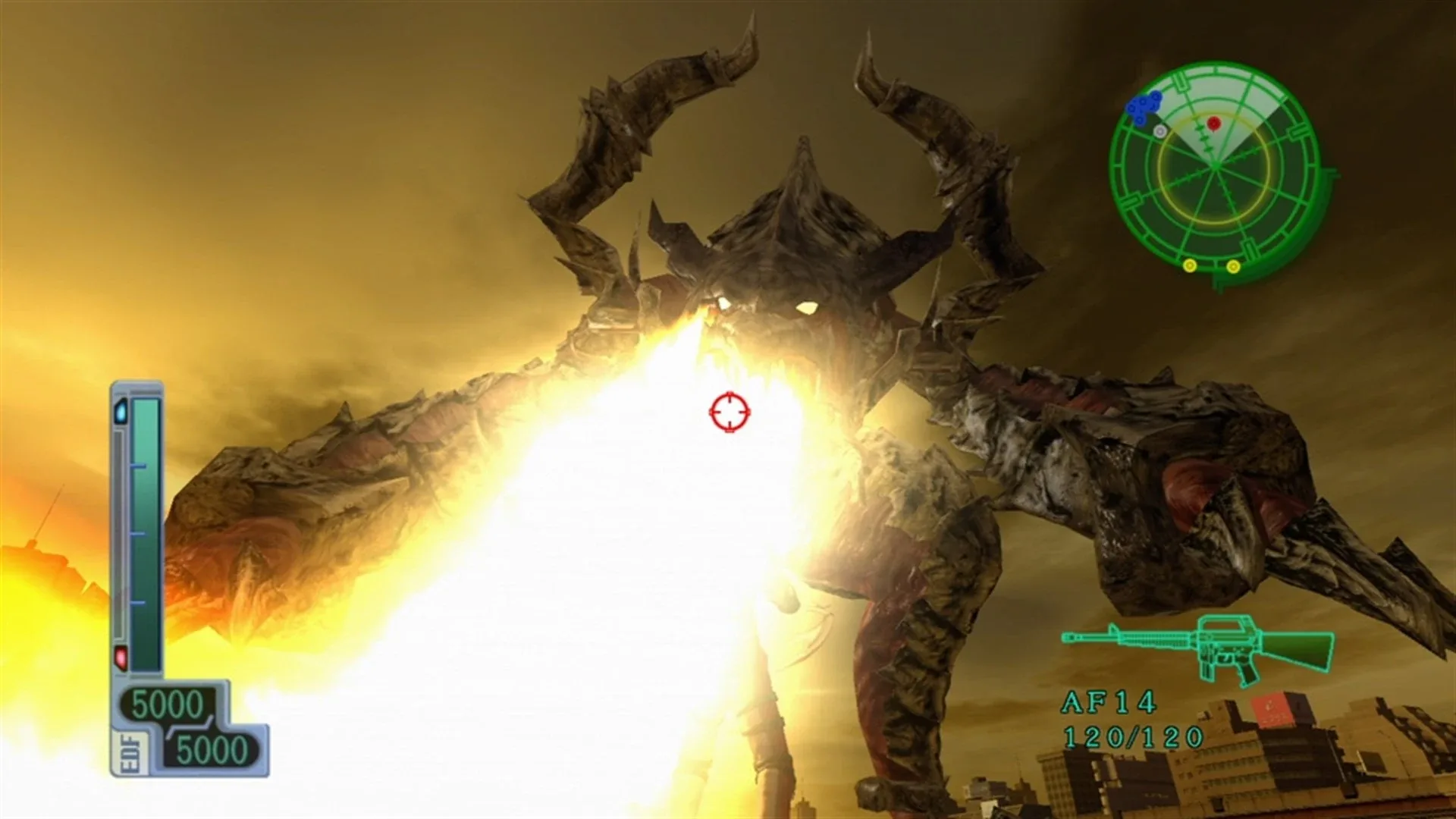 Captura de pantalla - Earth Defense Force 2017