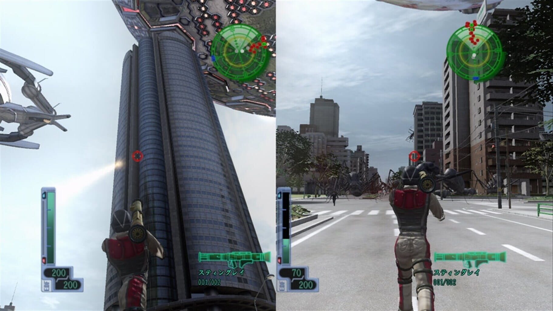 Captura de pantalla - Earth Defense Force 2017