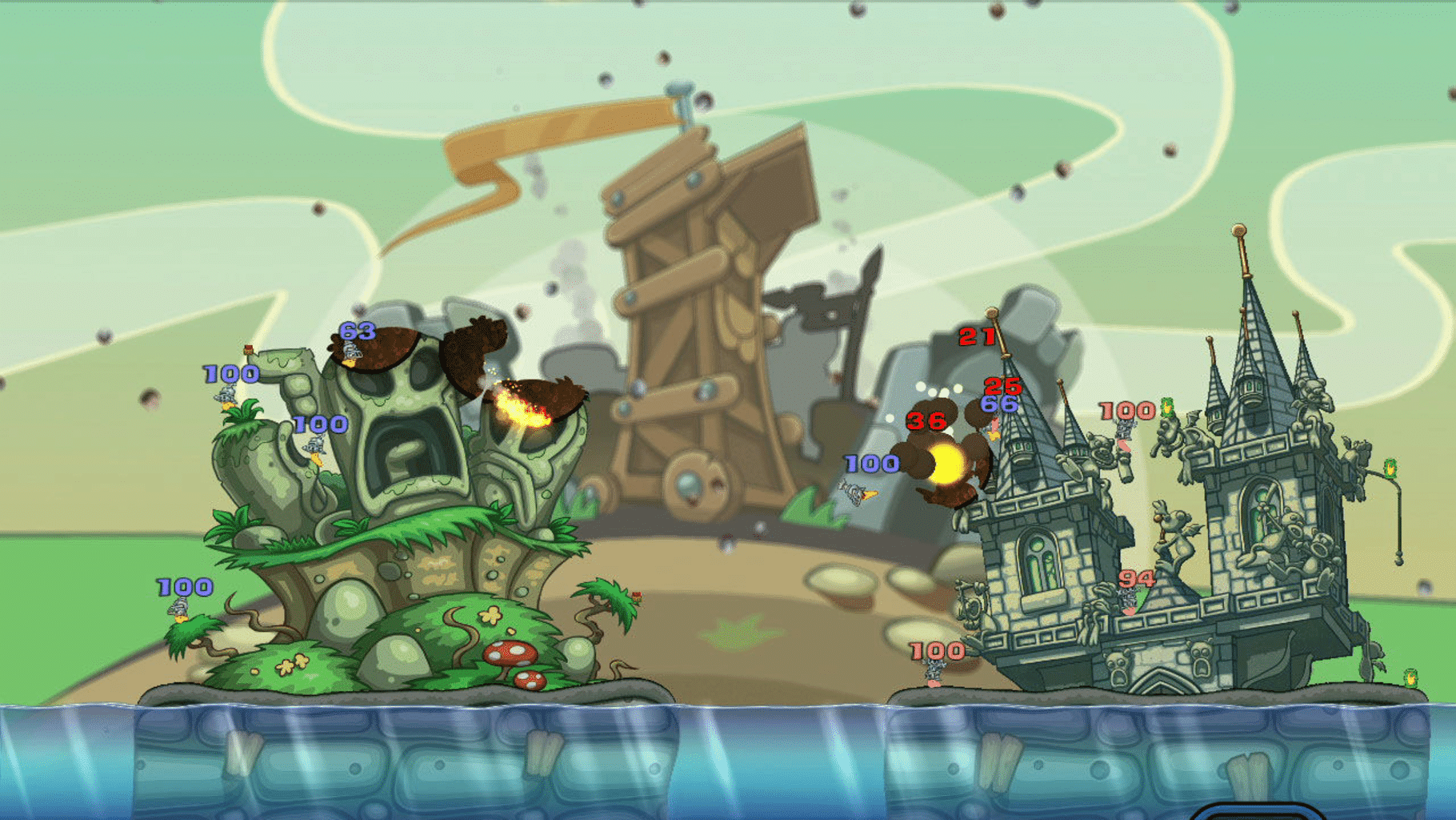 Worms Reloaded: Forts Pack screenshot