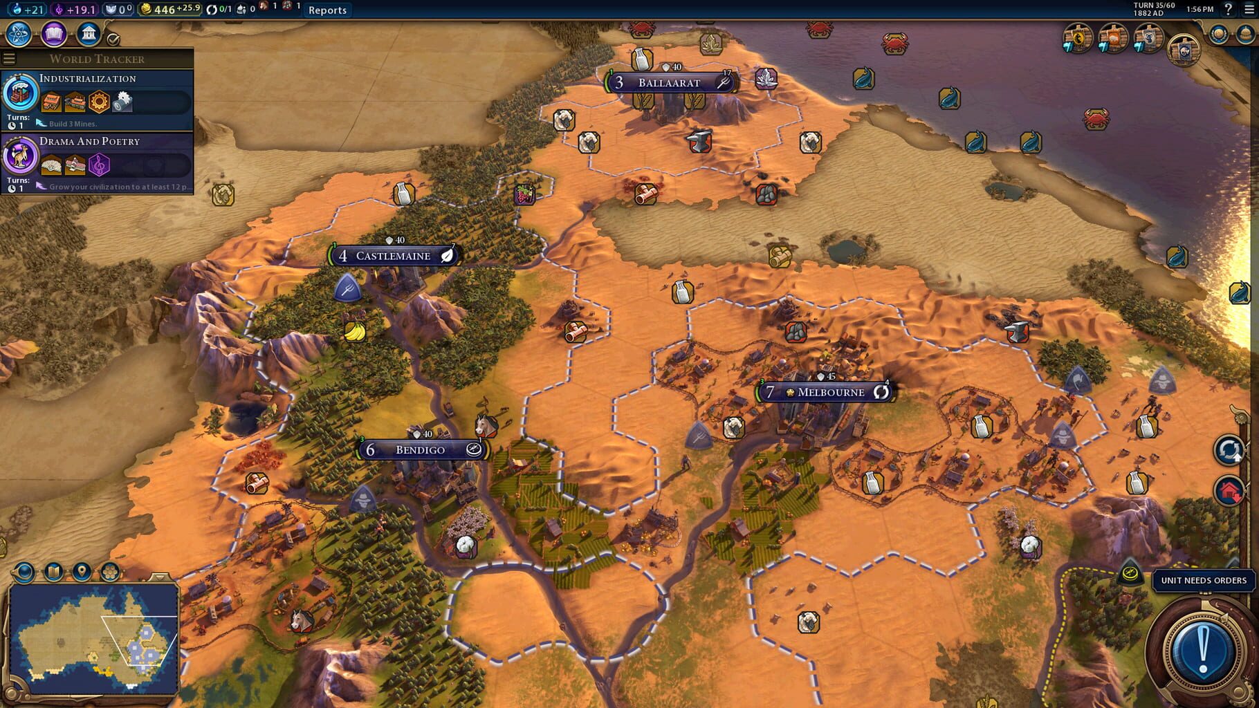 Captura de pantalla - Sid Meier's Civilization VI: Australia Civilization & Scenario Pack