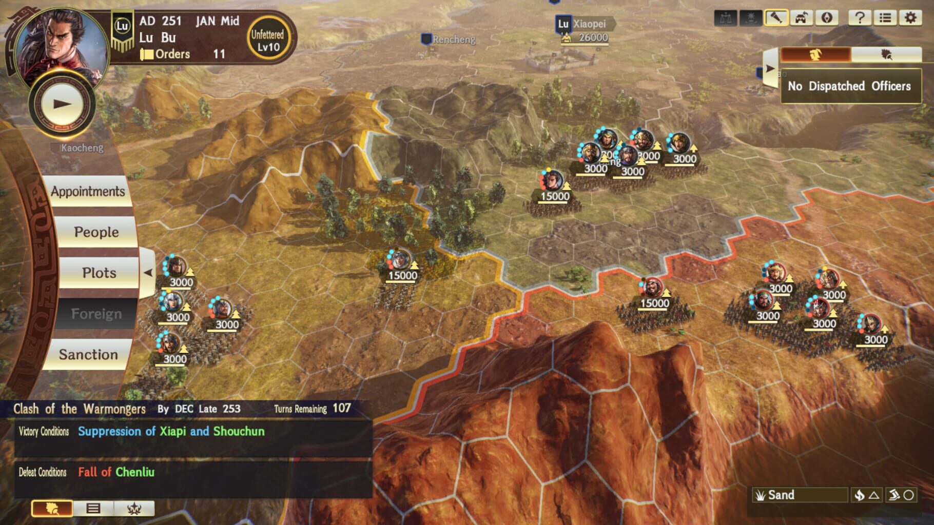 Romance of the Three Kingdoms XIII EP: Scenario for War Chronicles Mode - 2nd Wave: Clash of the Warmongers screenshot