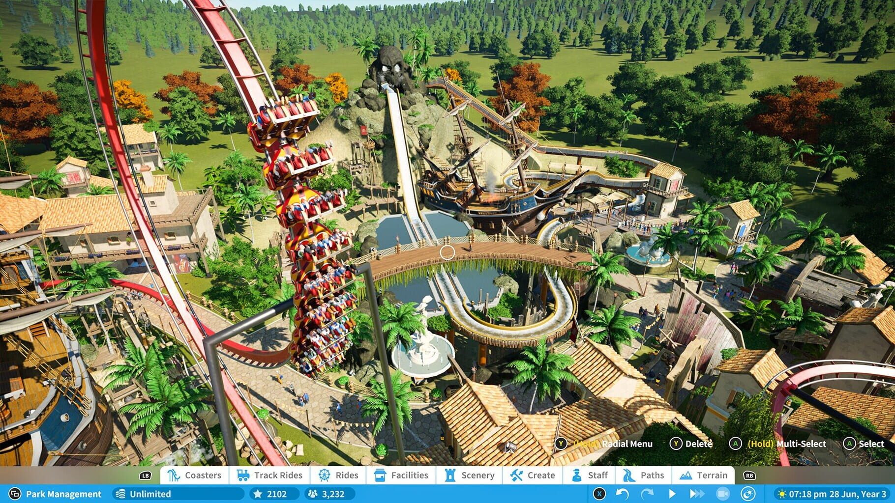 Captura de pantalla - Planet Coaster: Deluxe Edition