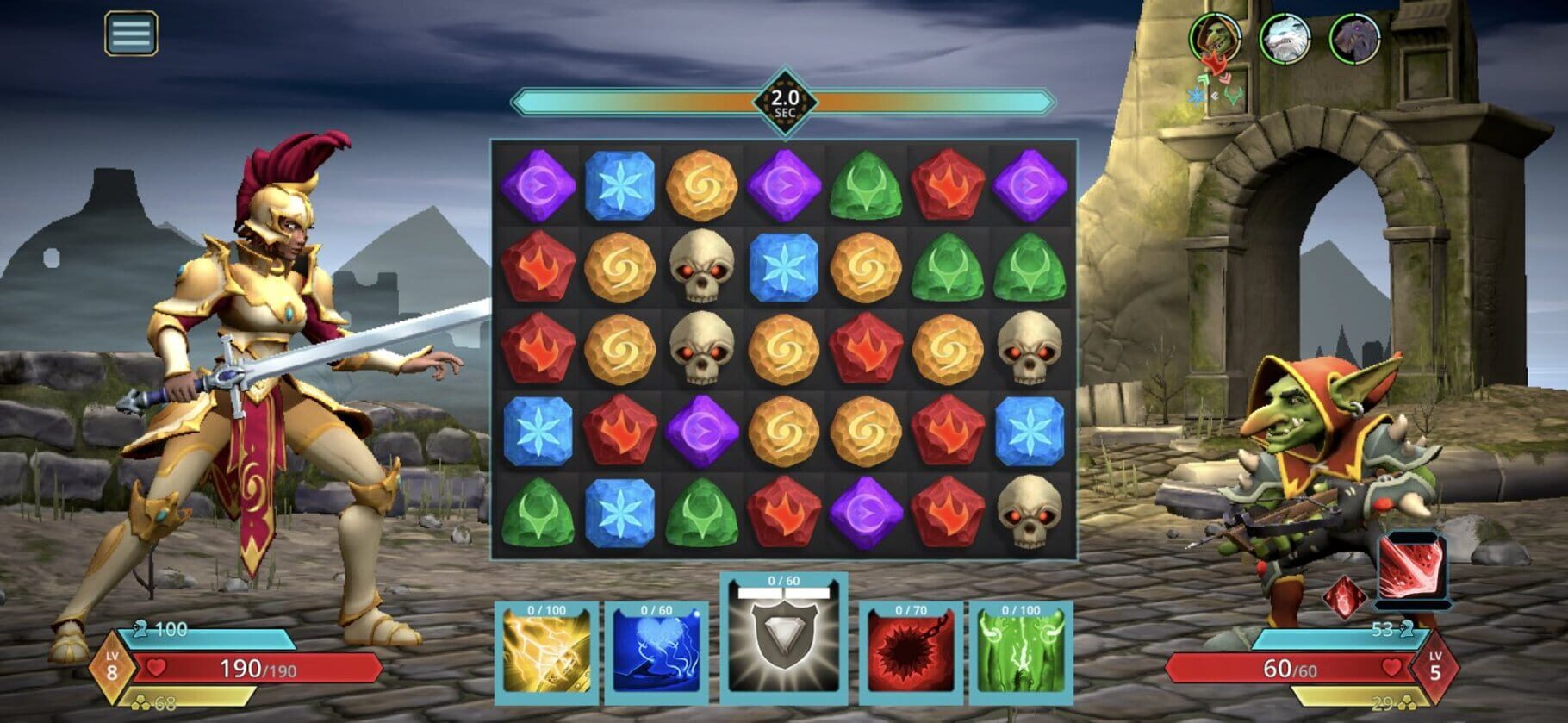 Captura de pantalla - Puzzle Quest 3
