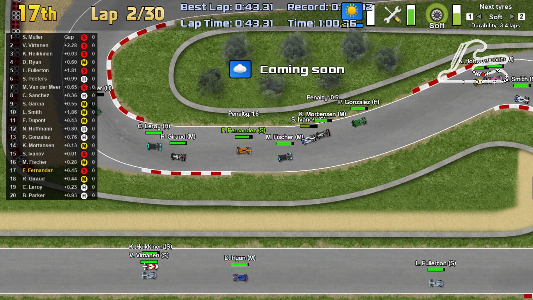 Ultimate Racing 2D 2 screenshot