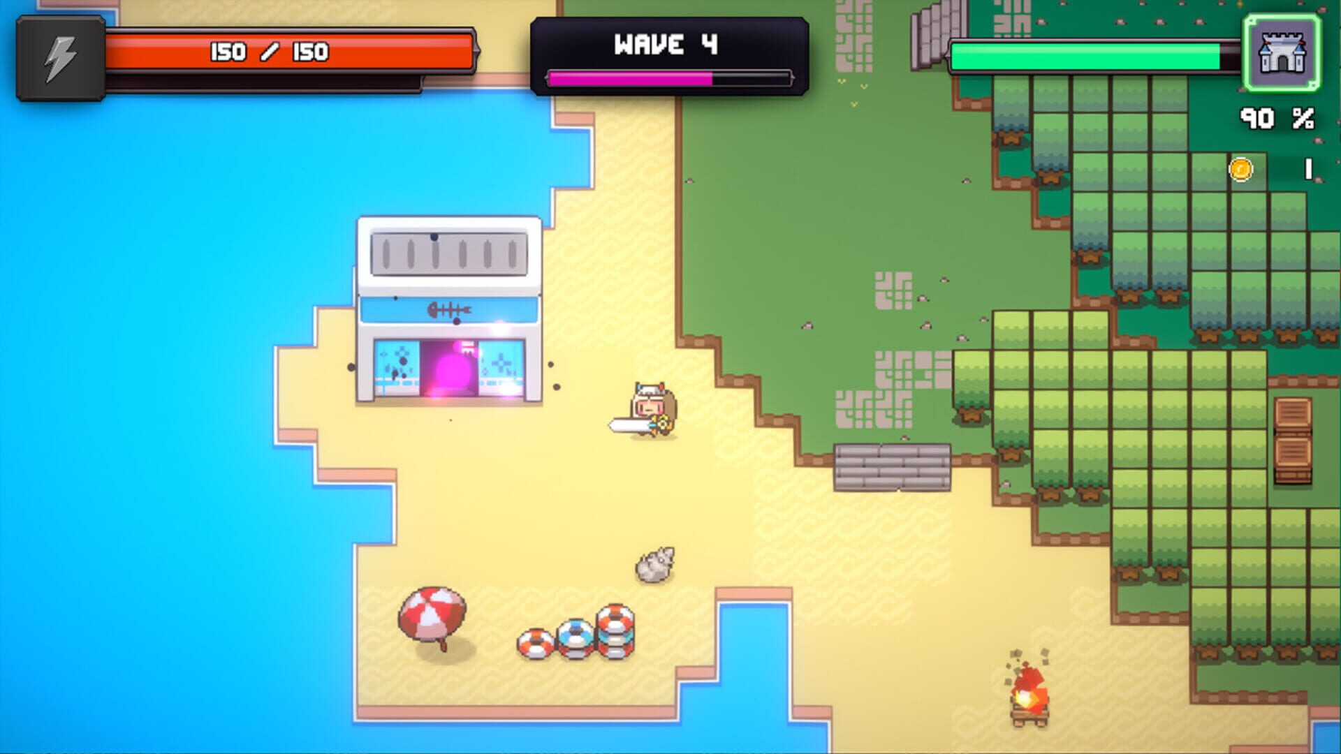 50 Waves Hero - Screenshot