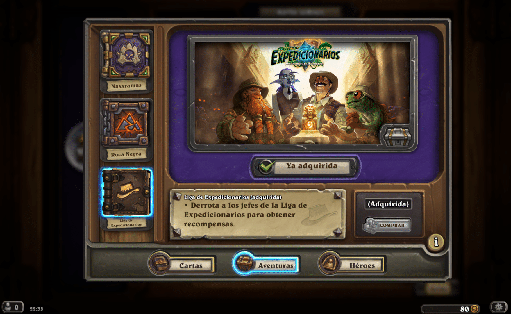 Hearthstone: The League of Explorers screenshot