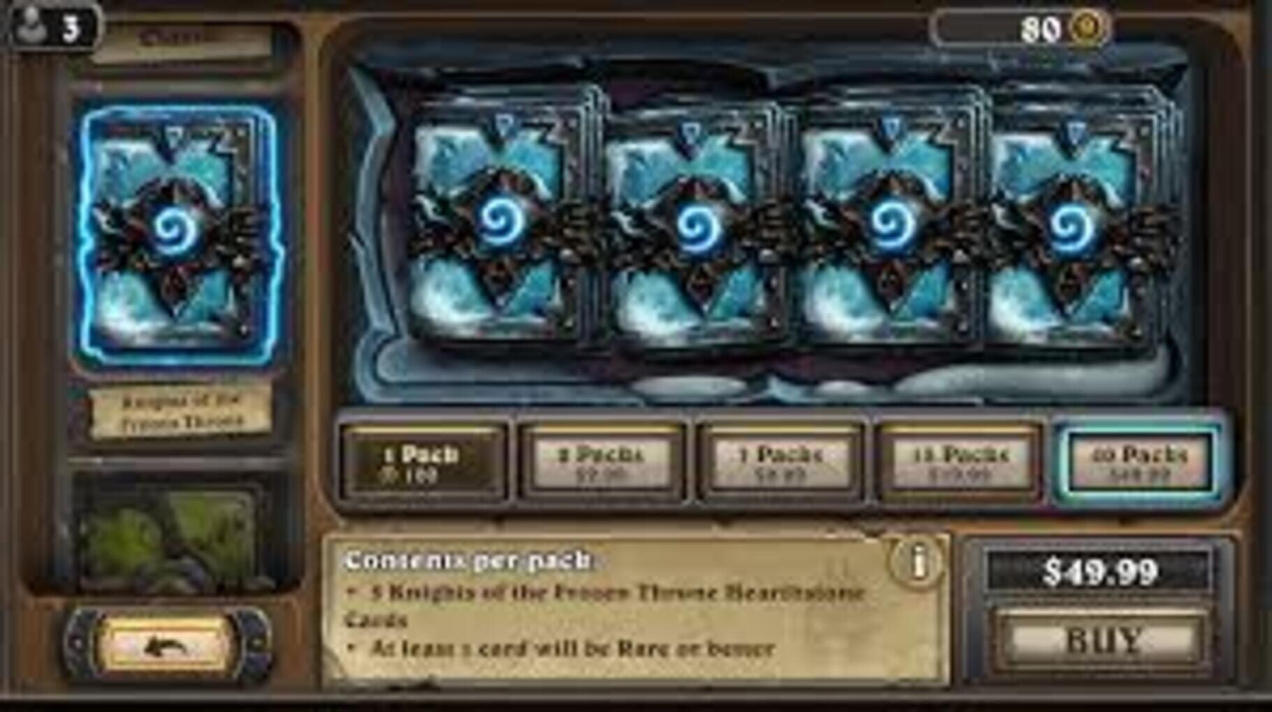 Captura de pantalla - Hearthstone: Knights of the Frozen Throne