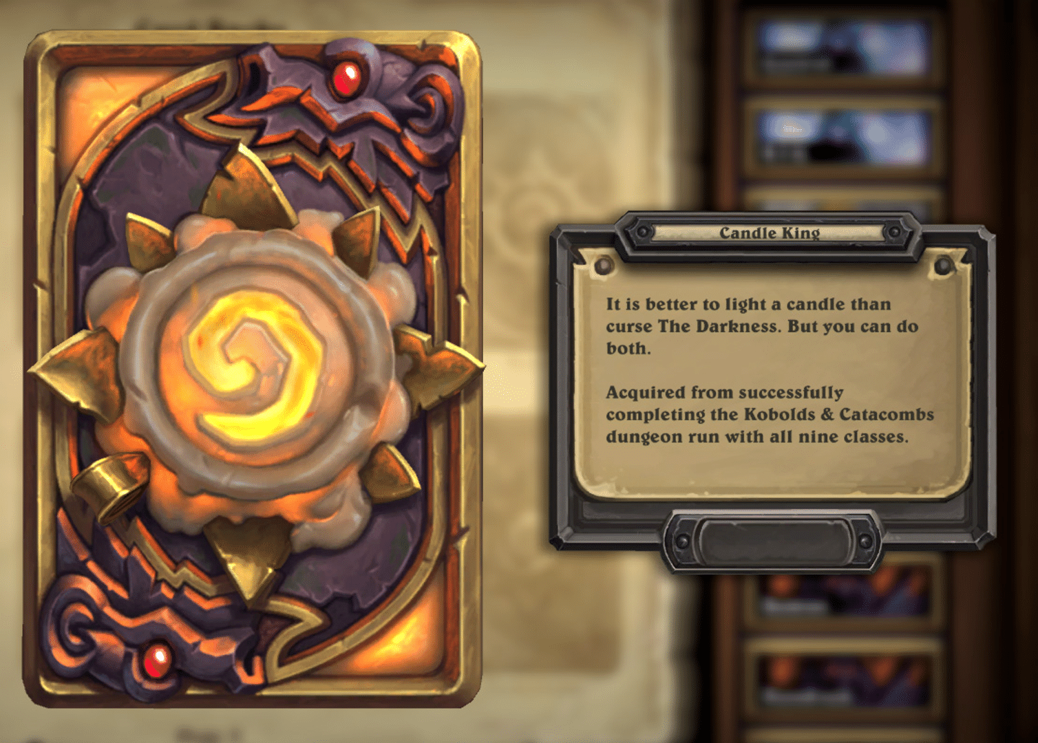 Hearthstone: Kobolds & Catacombs screenshot