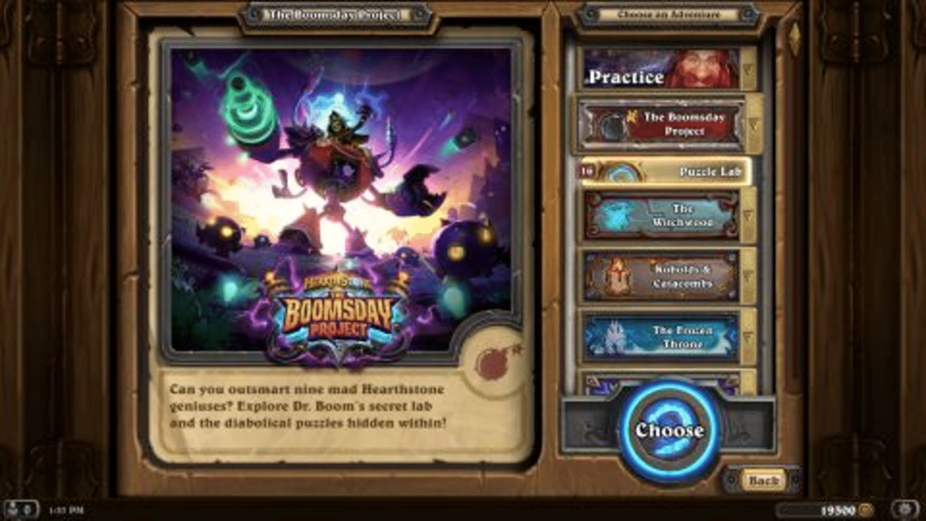 Hearthstone: The Boomsday Project screenshot