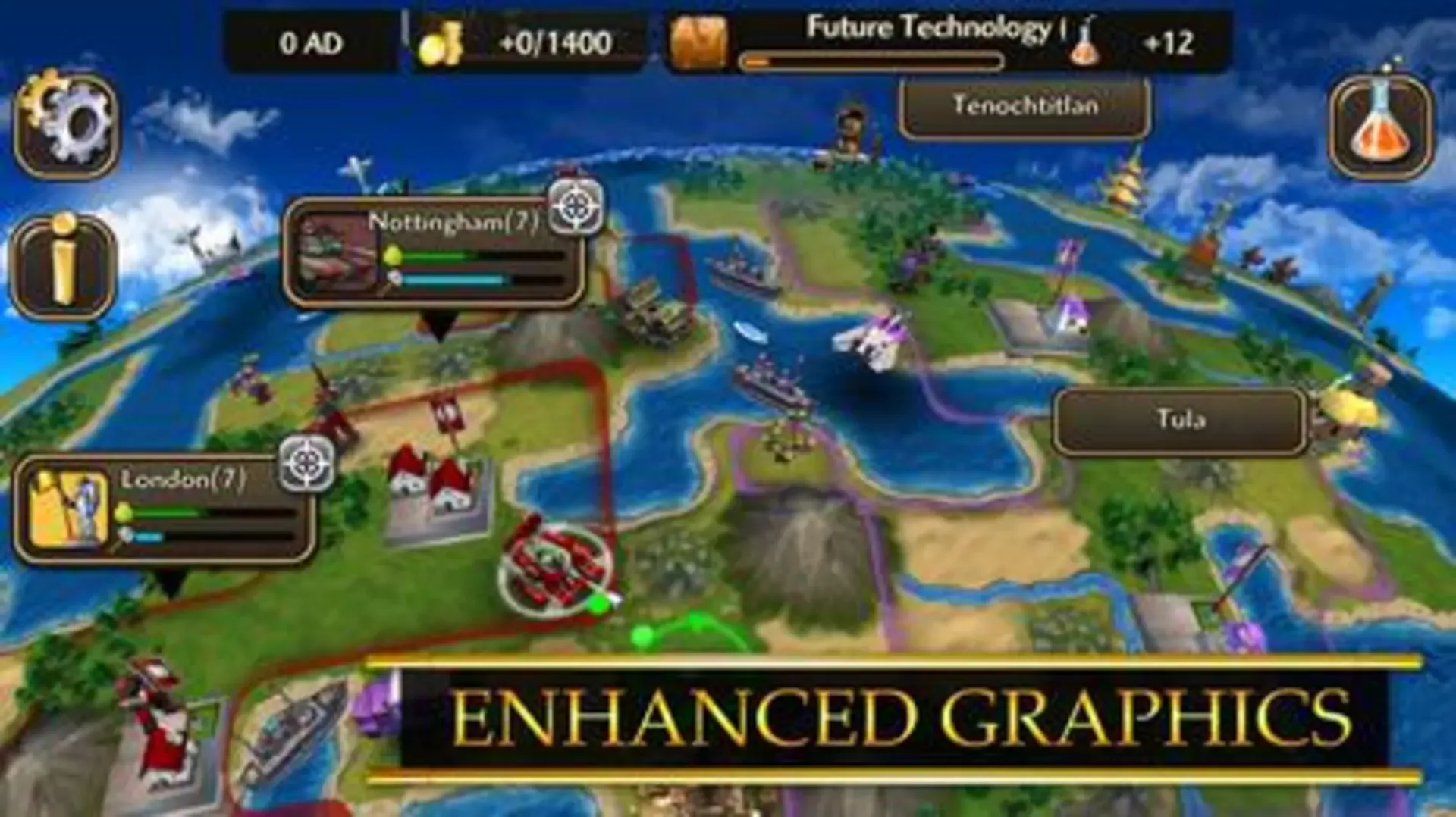 Captura de pantalla - Sid Meier's Civilization Revolution 2