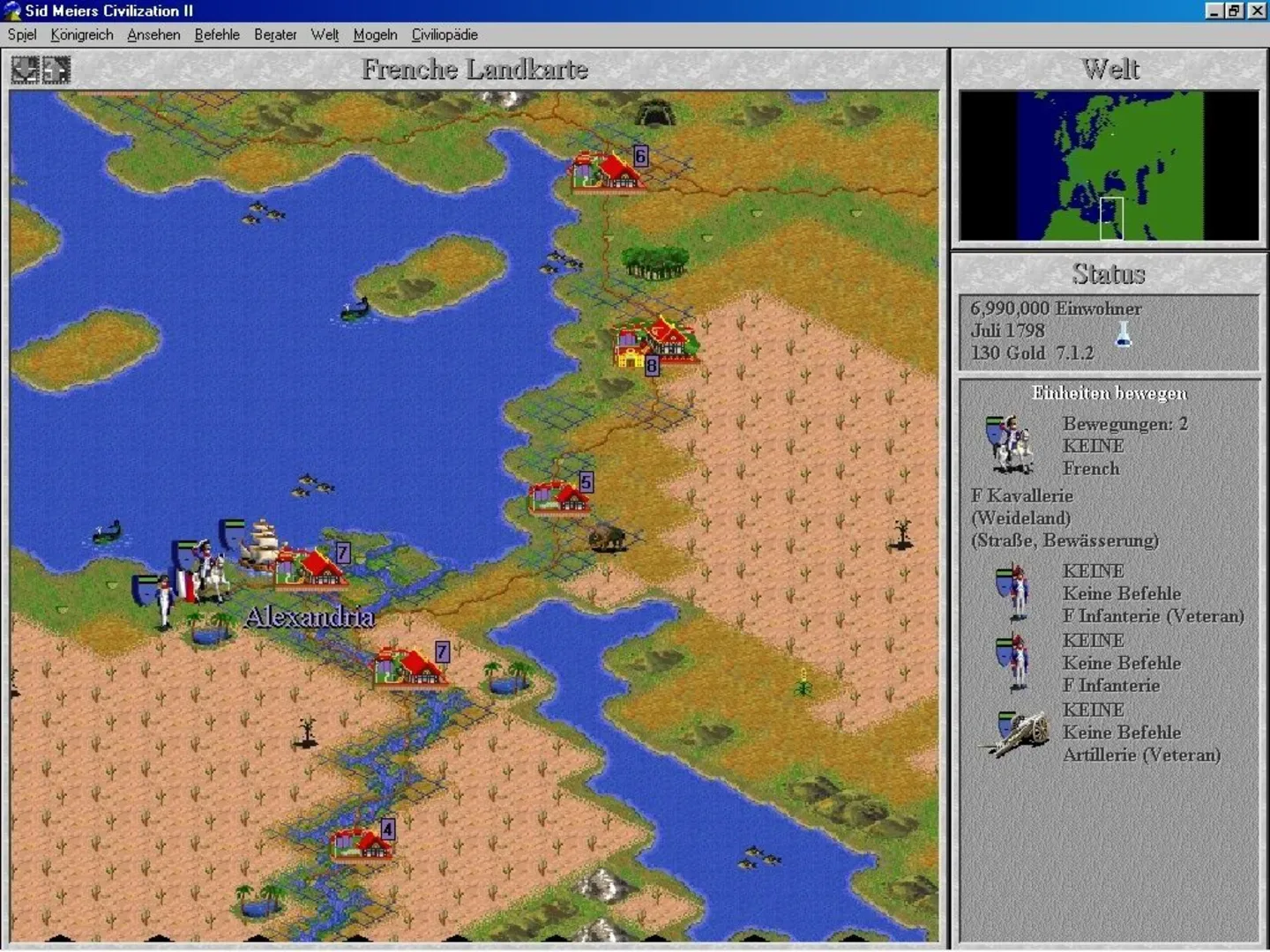 Sid Meier's Civilization II: Conflicts in Civilization