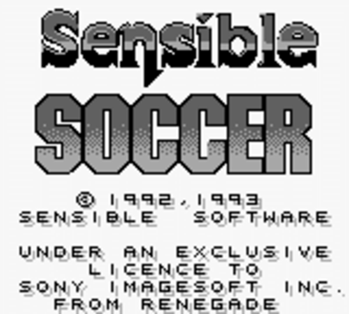 Sensible Soccer: European Champions screenshot